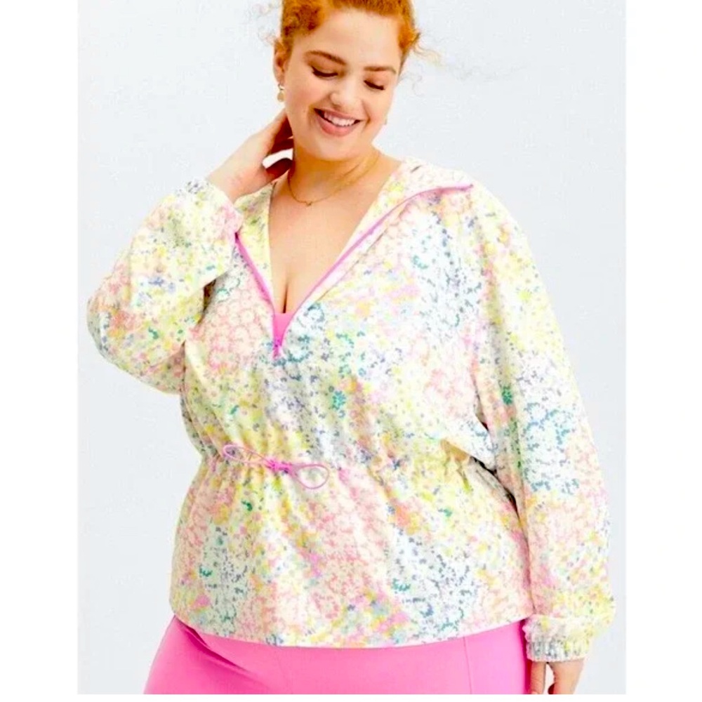 Fabletics Rosa woven pullover jacket 🩷🌼